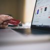 Hispanic shopper buying items online